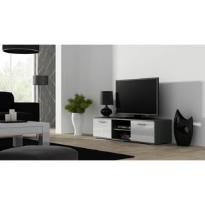 ArtCam TV stolík SOHO 140 cm Farba: Sivá/biely lesk