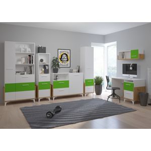 WIP Detská izba HEY 2 Farba: Dub artisan/biela/zelená