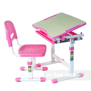 Fundesk Rastúci stôl PICCOLINO so stoličkou Farba: Ružová