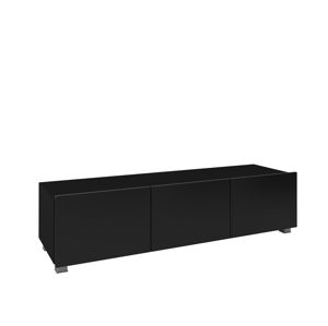 ArtGiB TV stolík 150 CALABRINI C-12 Farba: čierna / čierny lesk