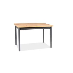 Signal Jedálenský stôl ADAM | 100 x 60 cm Farba: dub lancelot / antracit