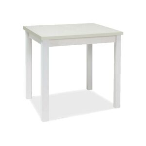 Signal Jedálenský stôl Adam |  90 x 65 cm Farba: biely mat