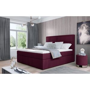 ArtElta Manželská posteľ MERON Boxspring | 160 x 200 cm Farba: Mat Velvet 68