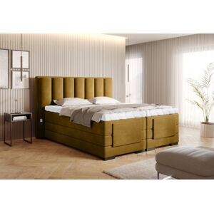 ArtElta Manželská posteľ VEROS Boxspring | elektrická polohovateľná 180 x 200 cm Farba: Loco 45