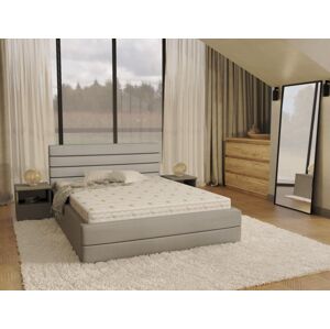 FDM Čalúnená manželská posteľ VIRGINIA | 180 x 200 cm Farba: Sivá