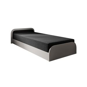 ArtElta Jednolôžková posteľ PARYS sivá | 80 x 190 cm Farba: Ľavá / Sawana 14
