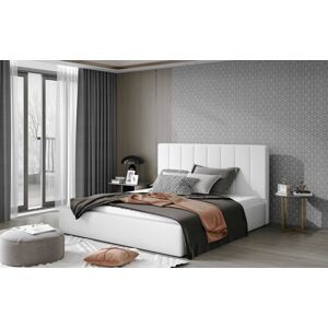 ArtElta Manželská posteľ AUDREY s úložným priestorom | 180 x 200 cm Farba: Biela / Soft 17