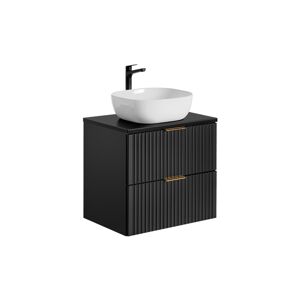 ArtCom Kúpeľňový komplet ADEL Black DU60/1 s doskou a umývadlom