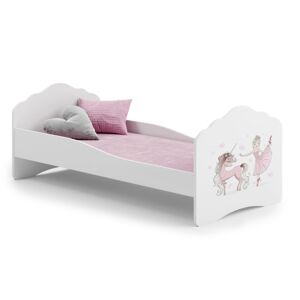 ArtAdrk Detská posteľ CASIMO Prevedenie: Balerína s jednorožcom