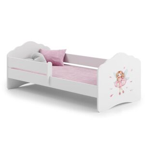 ArtAdrk Detská posteľ CASIMO | so zábranou Prevedenie: Víla s krídlami