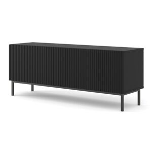 ARTBm TV stolík RAVENNA B 3D 150  | čierna matná Prevedenie: Čierny mat / čierna podnož