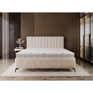 ArtMarz Luxusná manželská posteľ MY LADY | béžová 160 x 200 cm