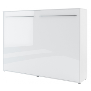 Dig-net nábytok Sklápacia posteľ Lenart CONCEPT PRO CP-04 | 140 x 200 cm Farba: biely lesk / biela