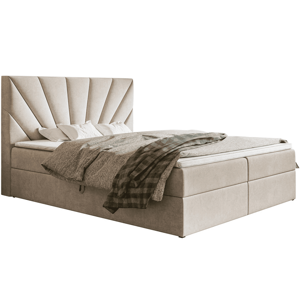 Elvisia Manželská posteľ EMMA Boxspring 6 | 160 x 200 cm Prevedenie: Posteľ bez toppera
