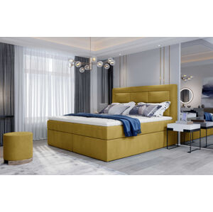 ArtElta Manželská posteľ VIVRE | 160 x 200 cm Farba VIVRE: Monolith 48