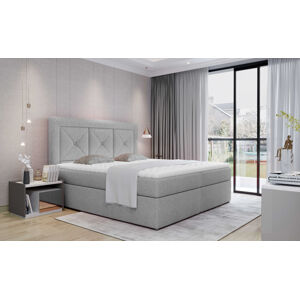 ArtElta Čalúnená manželská posteľ IDRIS | 160 x 200 cm Farebné prevedenie IDRIS: Grande 81
