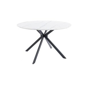 Signal Jedálenský stôl ASTER | biely efekt mramoru 120x76 cm