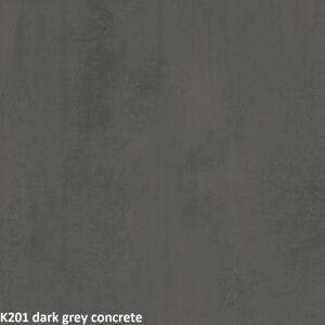 ArtExt Rohová pracovná doska - 38 mm 38 mm: Dark Grey Concrete K201 RS