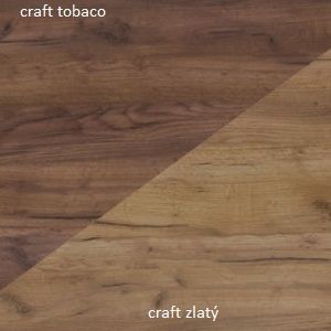 WIP Komoda HUGO | 03 Farba: craft zlatý /craft tobaco