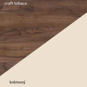 WIP Komoda VIKI  | 08 Farba: craft tobaco / krémový
