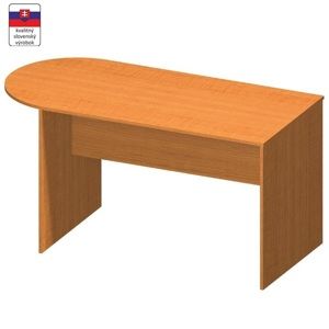 TEMPO KONDELA Zasadací stôl s oblúkom 150, čerešňa, TEMPO ASISTENT NEW 022