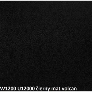 ArtExt Pracovná doska - 38 mm 38 mm: Čierny Mat Volcan W 1200 - U12000