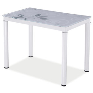 Signal Jedálenský stôl Damar 80x60 Farba: Biela