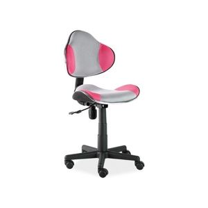 Signal Detská stolička Q-G2 | ružovo-sivá