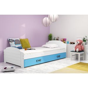 BMS Detská posteľ LILI Farba: biela / modrá