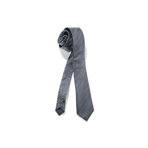 Hodvábna kravata, modrý prúžok