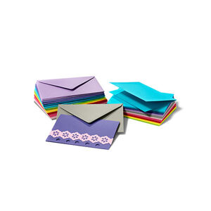Súprava kartičiek »Dúhové farby«, 100 kartičiek s obálkami